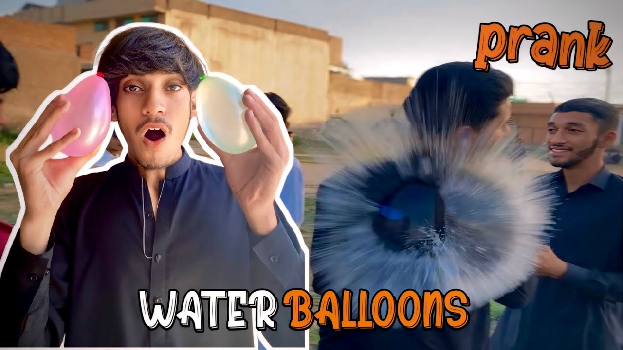 Water Balloons Prank For 24 Hours😄 Youtube 