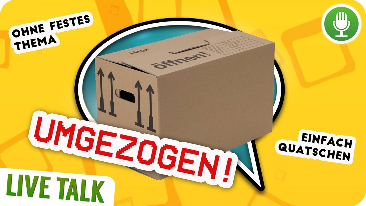 Spontaner Laberstream - Bin umgezogen! | LIVE TALK - YouTube