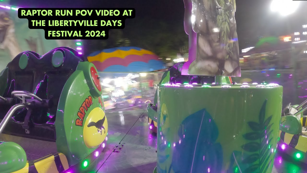 Raptor Run POV Video At The Libertyville Days Festival 2024 - YouTube