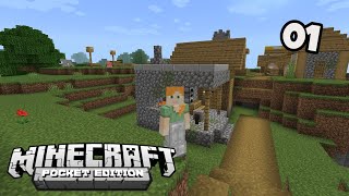 #1. ВЫЖИВАНИЕ В MINECRAFT PE 1.19.1 / ПЕРВЫЙ ДОМ И ПЕРВЫЕ РЕСУРСЫ