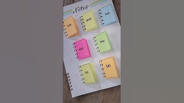 Sticky Notes Idea #shorts #stickynotes #journal #bujo #frontpage #doodle #notes #paper #ideas #diy