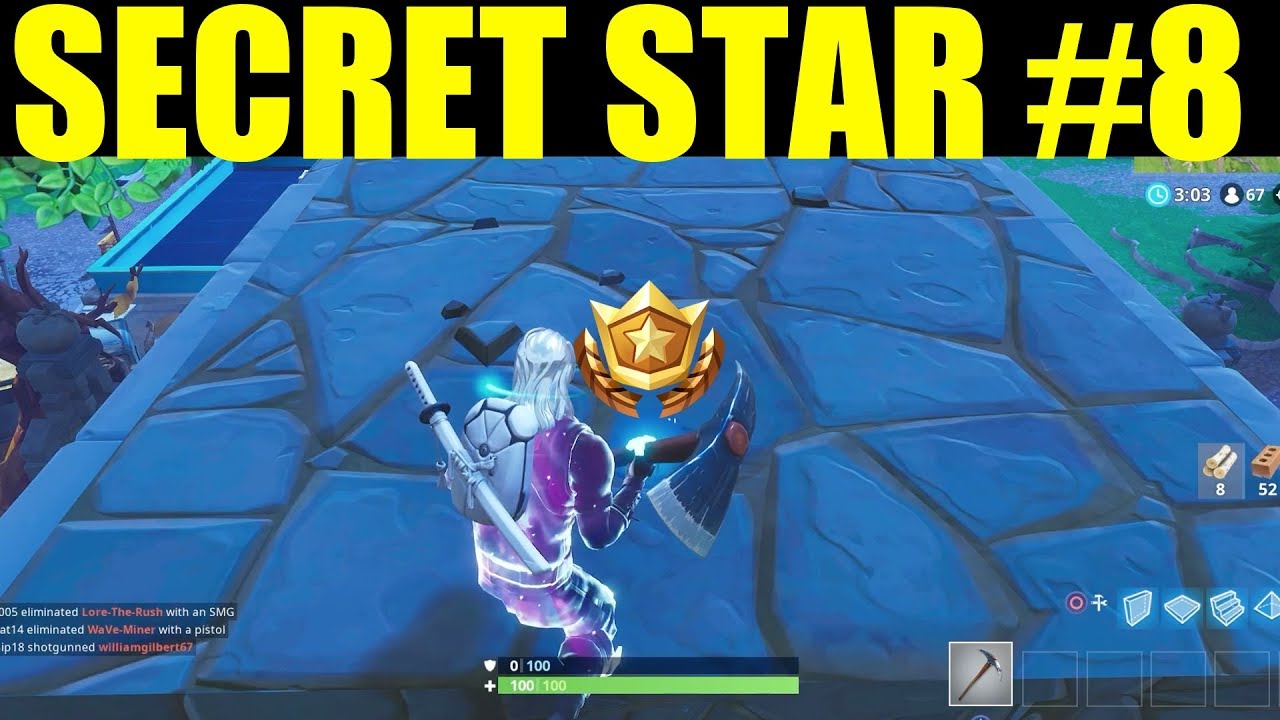 secret week 8 battlestar location road trip 8 fortnite battle royale week 8 challenges - fortnite battle star week 8