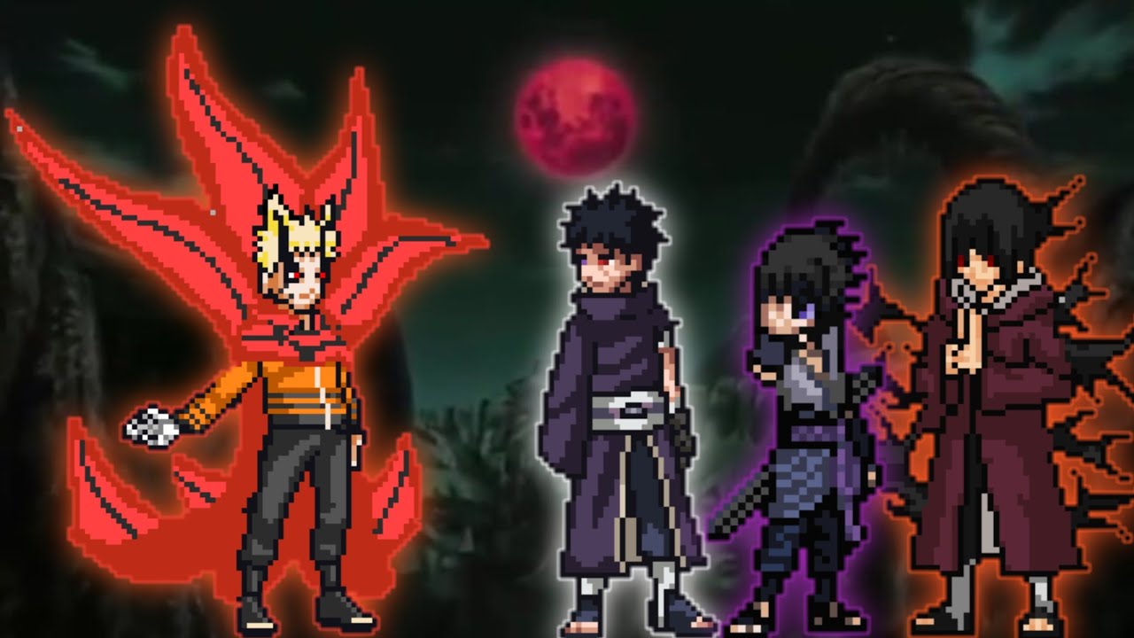 Naruto Baryon V3 OP VS Obito OP & Sasuke Uchiha OP & Itachi S1 OP in Jump Force Mugen