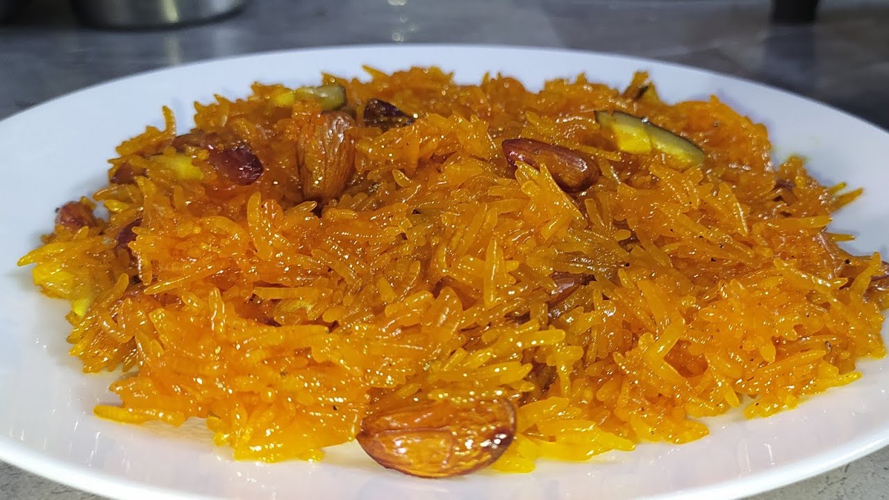 Meetha Rice Zarda rice || Meetha khana || Traditional recipe || ks Bawarchi - YouTube