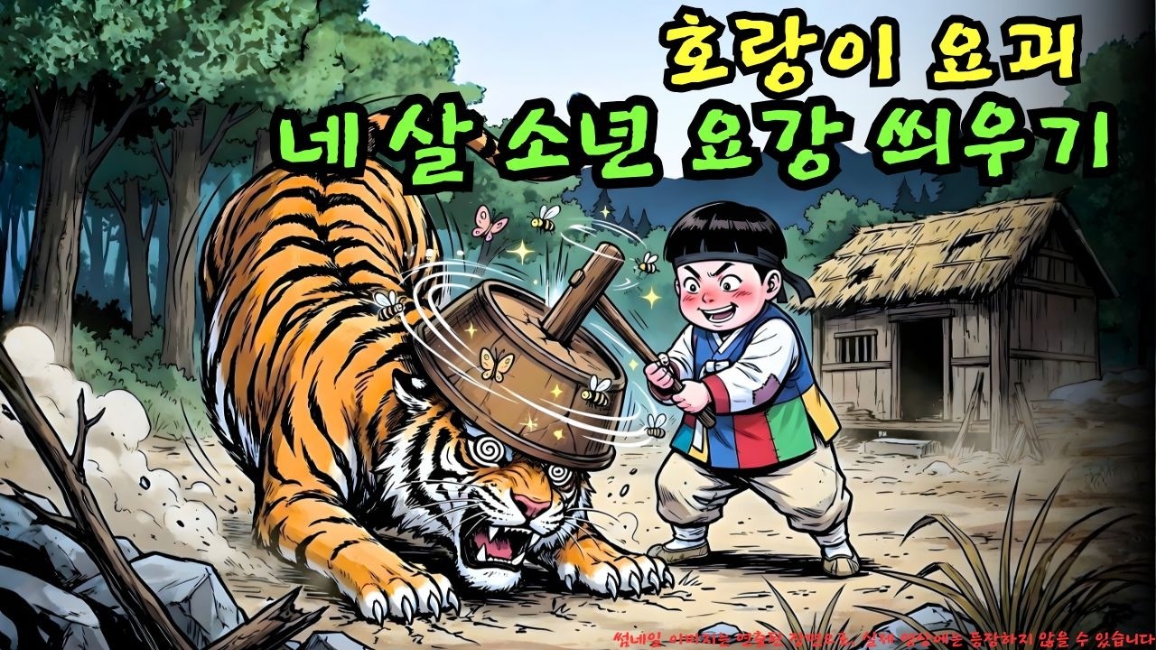 👉 네 살 소년이 호랑이 요괴의 머리에 요강을 씌우고 두드려 어지럽게 만들다... 이 행동은 과연 위험할까? | 야담 |옛날이야기 |민담 |전설 | 설화