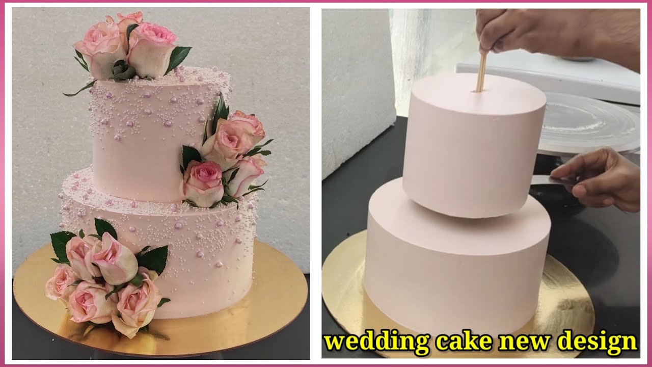 Торт на годовщину свадьбы | Двухъярусный свадебный торт | Дизайн торта 3 кг | Дизайн торта на год...