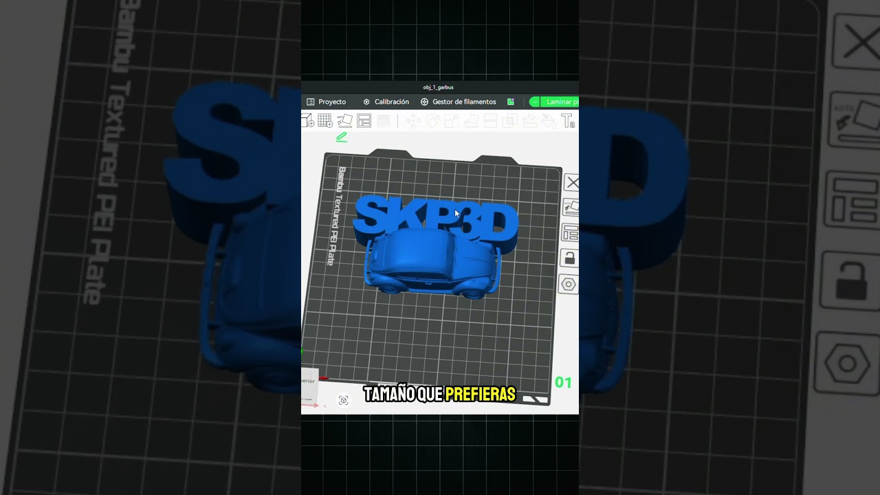 El coche personalizado definitivo impreso en 3D#3dprinting #diy #bambulab
