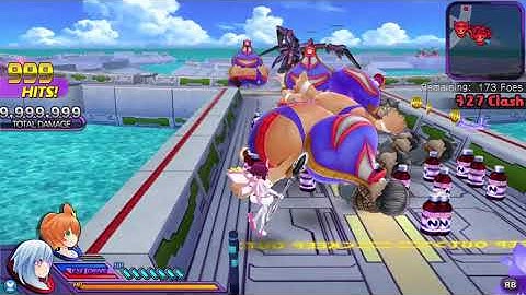Hyperdimension Neptunia U Action Unleashed Cheesing Level 99