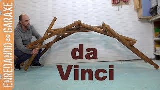 Cómo montar el puente autoportante de Leonardo da Vinci