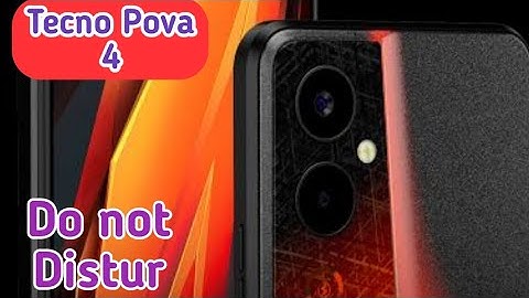 How To Enable Do Not Disturb Setting In Tecno Pova 4 , Dnd Setting Kaise Enable Kare