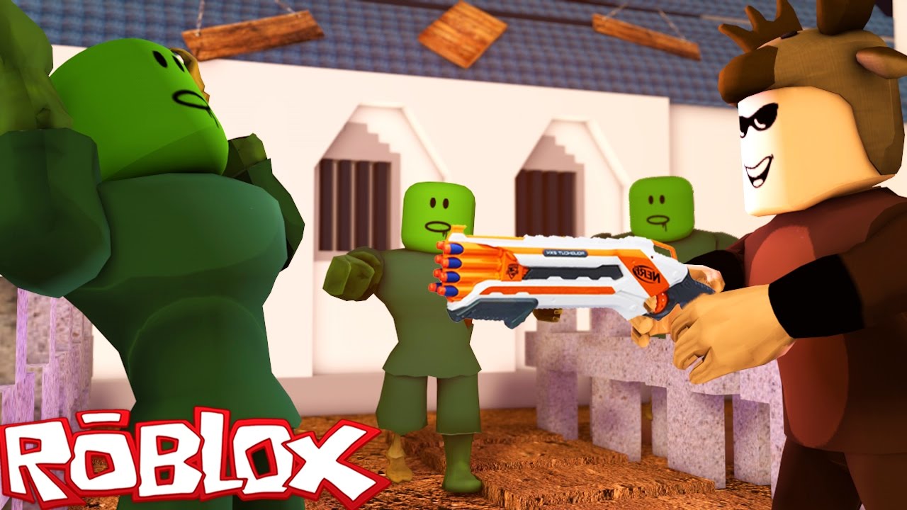 Zombie Nerf War In Roblox Roblox Nerf Guns Vs Zombies By Happyhopper - nerf wars guns roblox