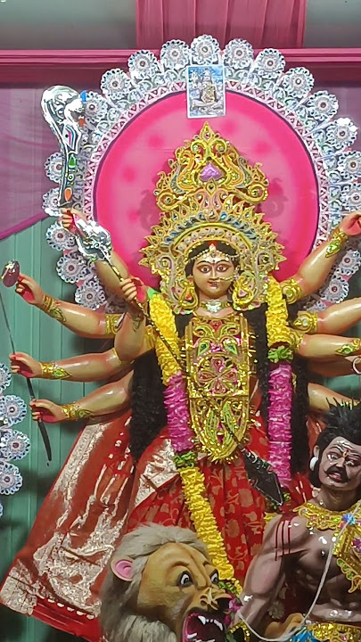Maa achen sorbodai🙏mayer naker noth ta notice korle #durgapuja2025 #pujovibes #durgaastami