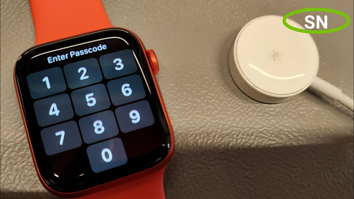 How to factory reset apple watch series 6 without password
