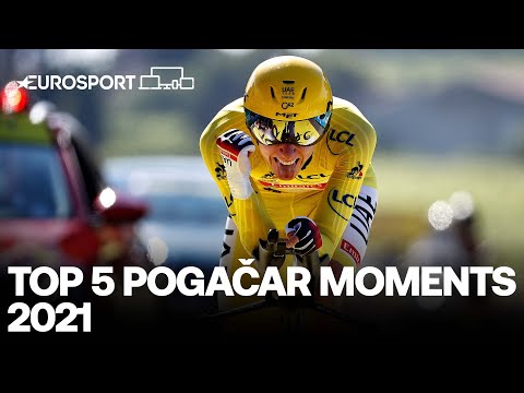 Top 5 Tadej Pogačar Moments in 2021! | Eurosport