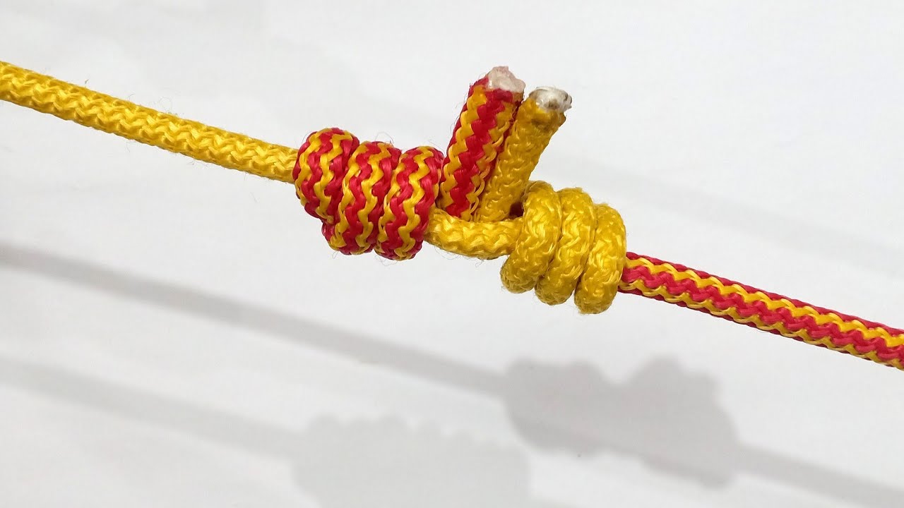 This knot is safe , strong and very practical in daily life rope knot