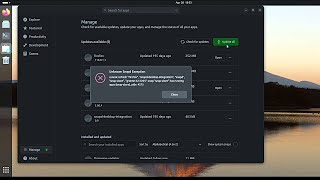 snap update error in newly install Ubuntu 24.04 ?