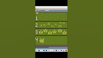 Pixel Art: How to make grass in Aseprite #shorts #pixelart #animation #howto #tutorial
