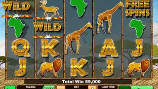 African Giraffes Slot on 1Up Casino screenshot 3