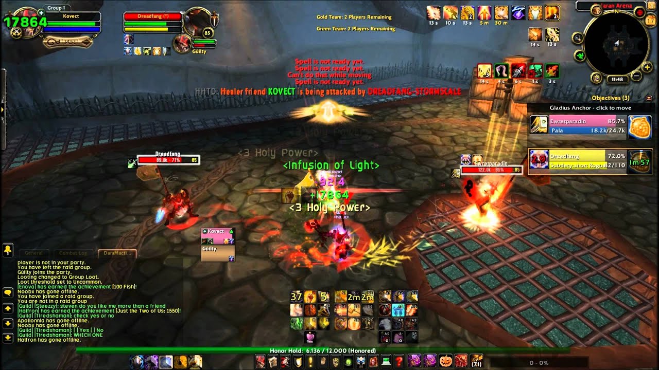 Arena 2s 1500+ Holy Paladin/ Arms Warrior