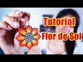 🥰🥰🥰Tutorial: Aretes en mostacilla Flor de sol 🌺🌺🌺🌞🌞🌞