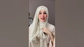 لفة حجاب جديده وبدون دبابيس وشيك جدا 