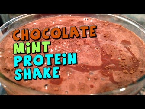 chocolate-mint-protein-shake-recipe-(healthy/low-fat)