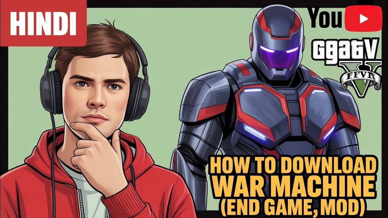 Today I show you how to download Iron Man war machine mod in GTA V