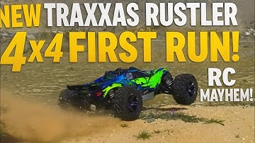 NEW Traxxas Rustler 4x4 VXL – First Run RC Mayhem! Raw Speed, Big Air & Carnage