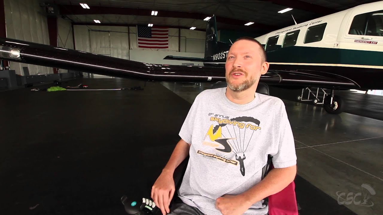 John Mohler Skydiving for MS Interview at Chicagoland Skydiving Center ...