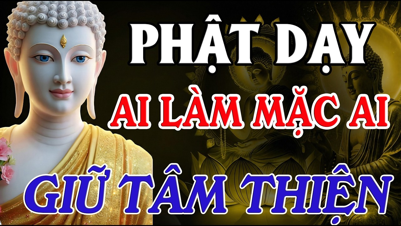 Ai Làm Mặc Ai – Phật Dạy Chỉ Cần Giữ Tâm Thiện Là Đủ Bình An