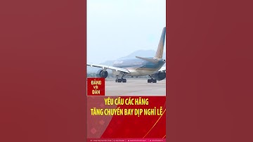 Yêu cầu các hãng tăng chuyến bay dịp nghỉ lễ #shorts