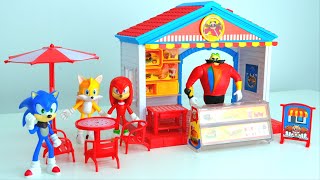 Sonic and Eggman Restaurant Set Unboxing Review |  ASMR
