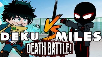 MHA Reacts to Spider-Man VS Deku Death Battle ||Gacha Club||