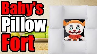 fnaf plush babys pillow fort