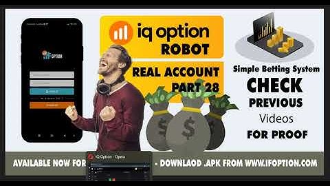 IQ Option Robot Real Account Part 28 - Now Android App Available