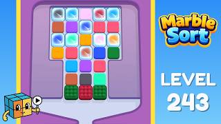 Marble Sort Level 243 Walkthrough Solution