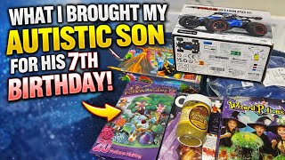 Birthday Present Haul What I Brought My Autistic Son For His 7Th Birthday