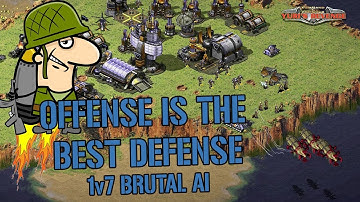 Fly away - 1v7 Brutal AI ( Command & Conquer - Yuris Revenge )