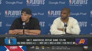Devin Booker Postgame Interview | Phoenix Suns lose to Dallas Mavericks 123-90