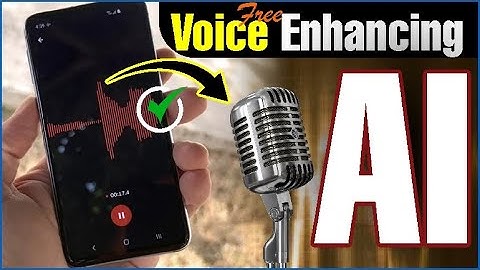 Remove noise from voice recording with speech enhancement ai tool