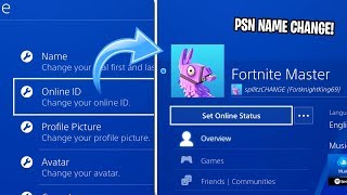 PlayStation Change Online ID V2