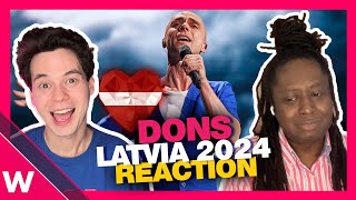 🇱🇻 Latvia Eurovision 2024 Reaction | Dons 