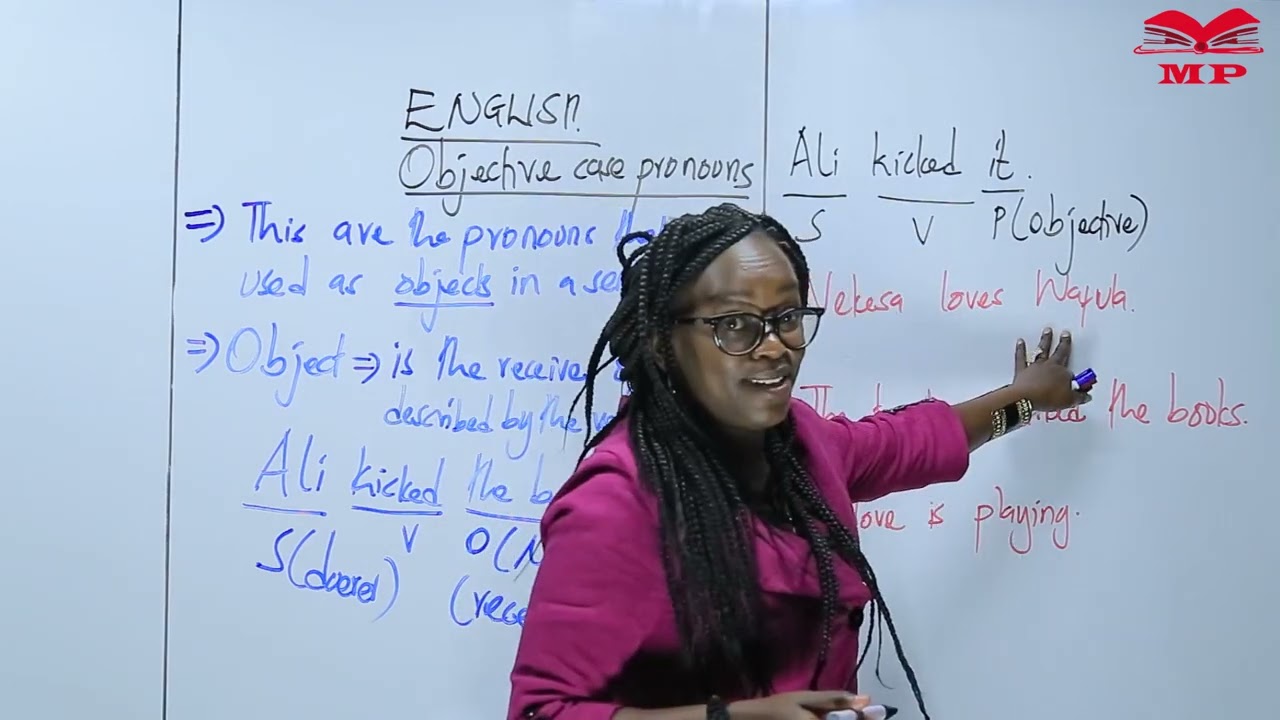 English Form 3 - Objective Case Pronouns