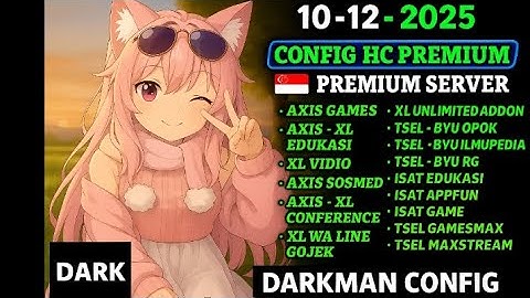 ⚠️ UPDATE TERAKHIR !!CONFIG DARTUNNEL PREMIUM AXIS XL TSEL ANTI LAG ‼️