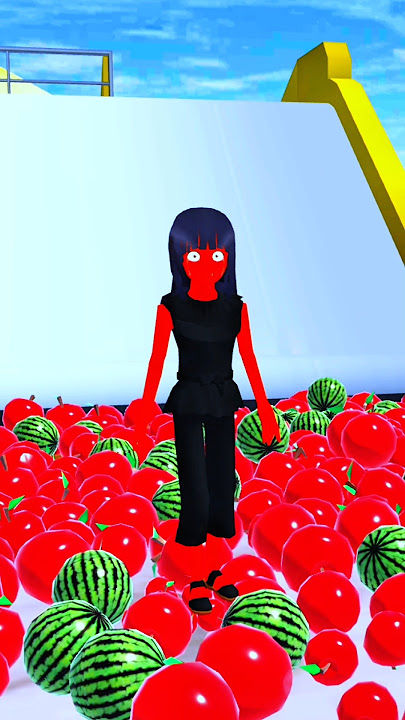 One Two Three 🤪 Learn Number 🤣 With Slide 🙄 #sakuraschoolsimulator #shortsfeed #shorts