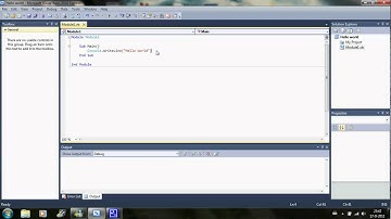 Visual basic 2010 Console Application -- Hello world.avi.mp4