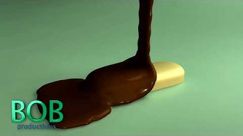 Chocolate Pour Realflow Simulation