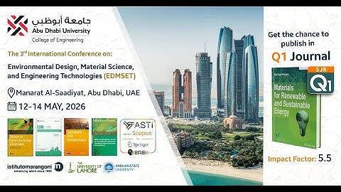 Environmental Design, Material Science, and Engineering Technologies EDMSET-3rd Edition