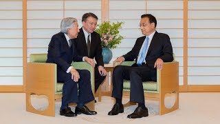 Chinese Premier Li Keqiang meets Japan's Emperor Akihito in Tokyo