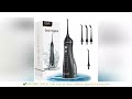 Portable F18 Water Flosser 4 Modes Water Floss USB Rechargeable 4 Nozzles Oral Water Jet 200ml Water